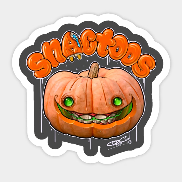 Pumpkin Sticker by skinwerks